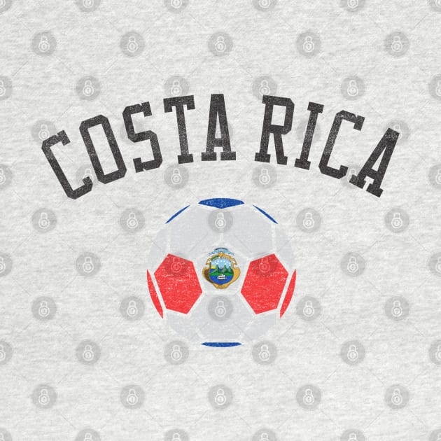 Costa Rica Soccer Team Heritage Flag by ryanjaycruz